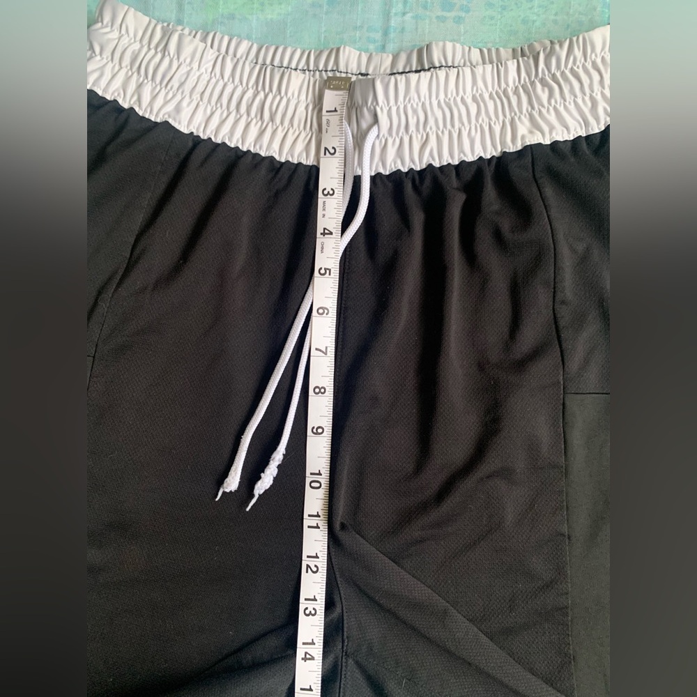 Adidas Men's Aeroready Basketball Club Shorts With Pockets Black/White Large - Picture 9 of 11